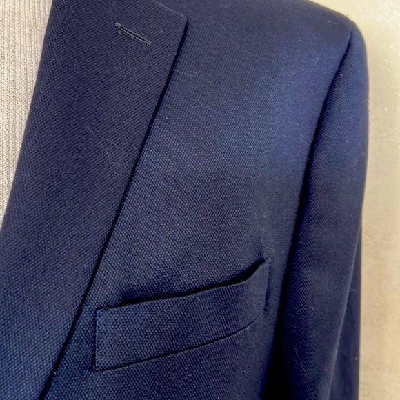 Michael Kors Navy Performance Blazer - Picture 3 of 12
